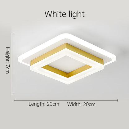 Square LED Ceiling Light Modern Flush Mount