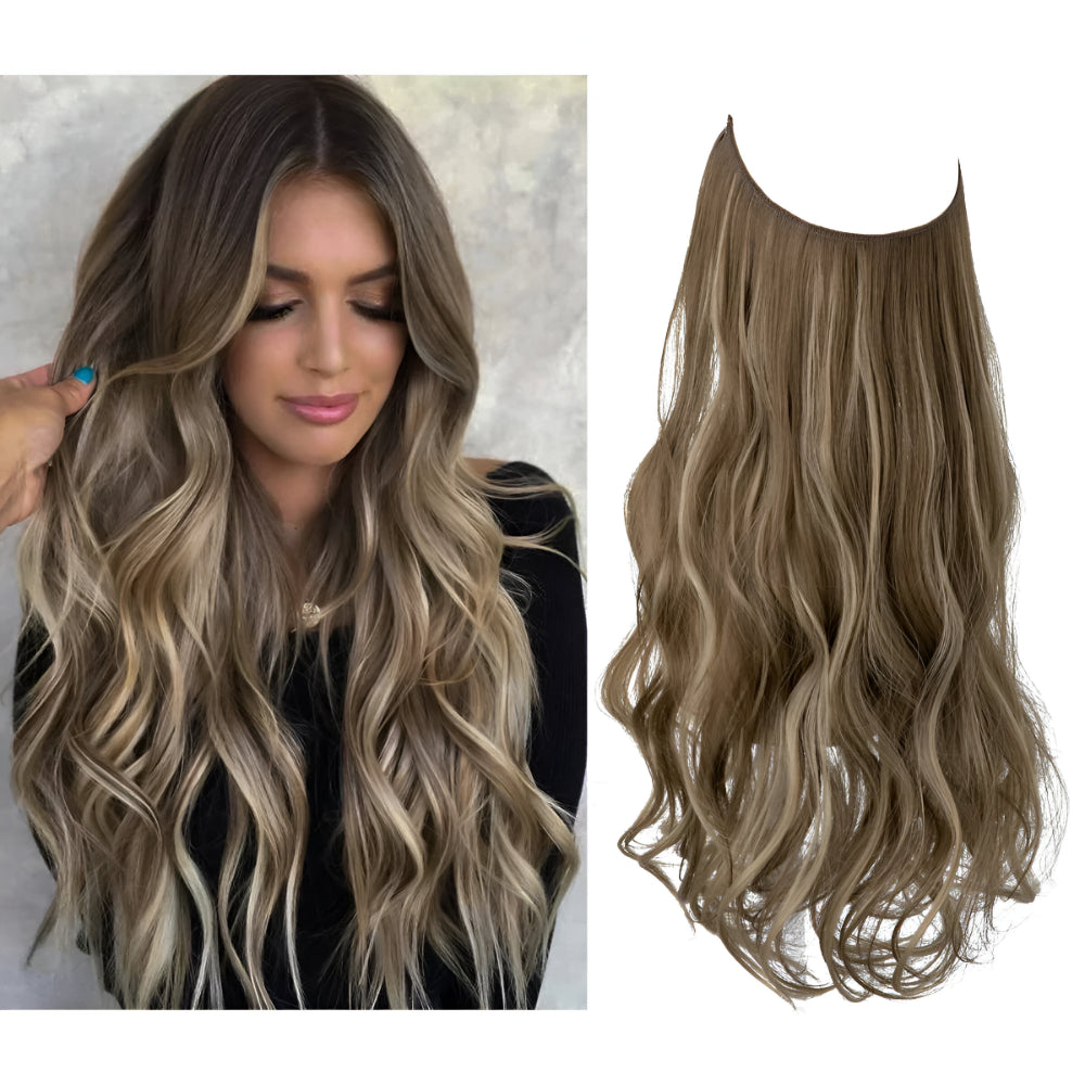 Hair Extensions Natural Wavy Human Hair Clip