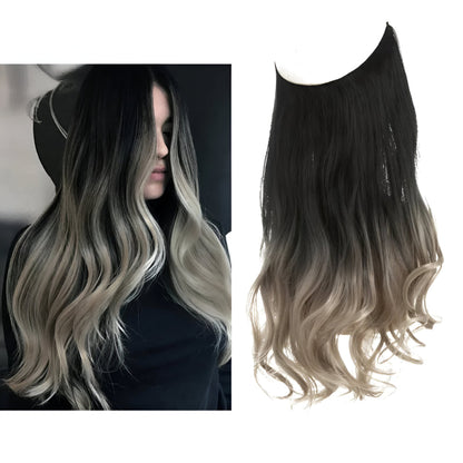 Hair Extensions Natural Wavy Human Hair Clip