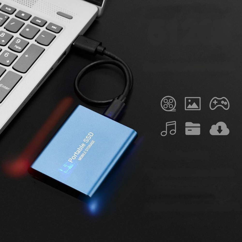 SSD Portable External Drive 512GB Fast