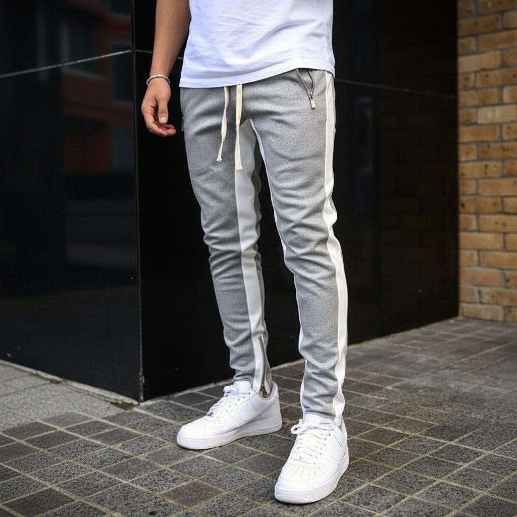 Joggers Men Slim Fit Side Stripe Athletic