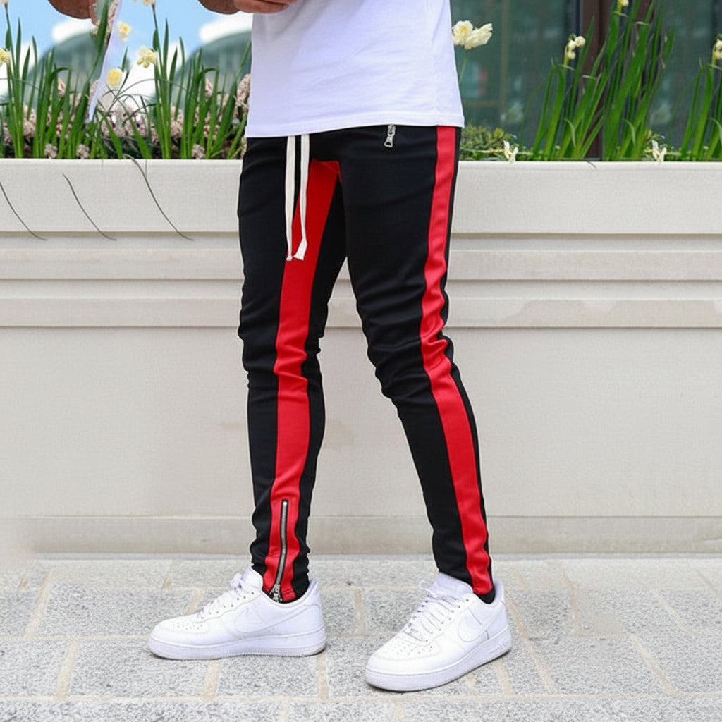 Joggers Men Slim Fit Side Stripe Athletic