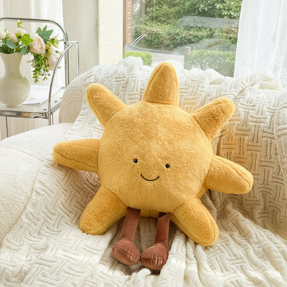 Throw Pillow Decorative Plush Sun Moon