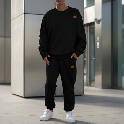 Mens Sweatshirt Casual Crew Neck Pullover