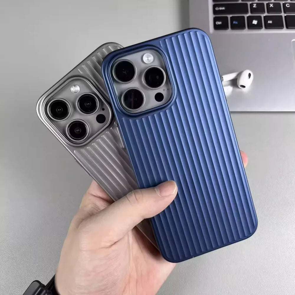 Phone Case Ribbed Hard Shell Protective