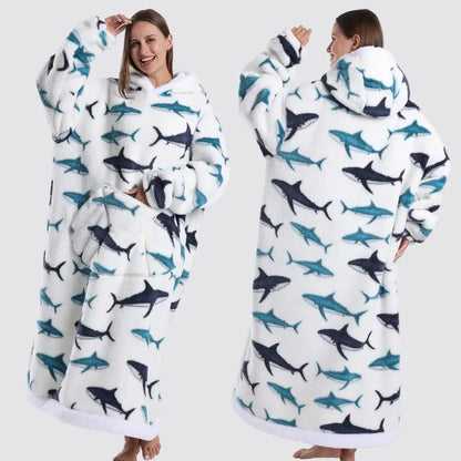 Blanket Hoodie Oversized Wearable Hooded
