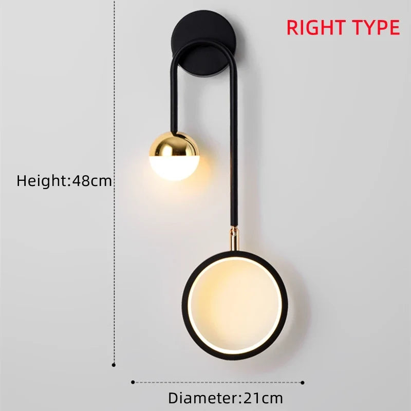 Orbis Wall Light Modern Nordic LED Design
