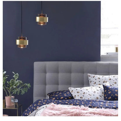 Nordic Glass Pendant Light Modern Brass