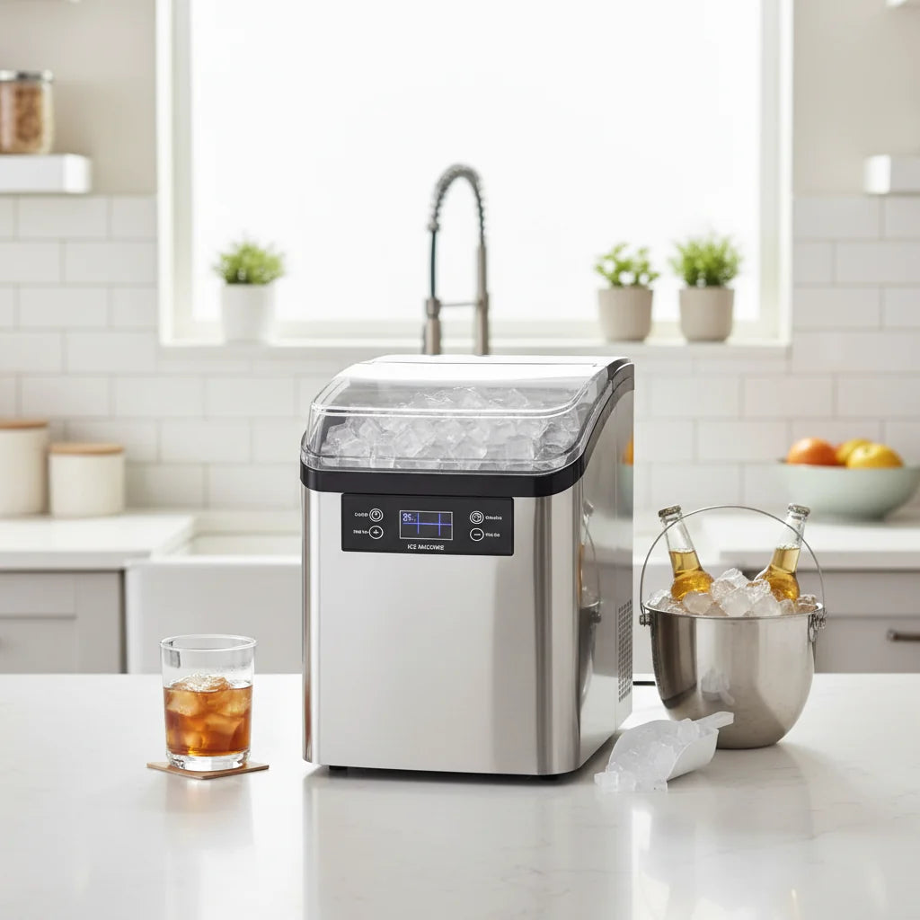 Ice Maker Machine Countertop Automatic Large