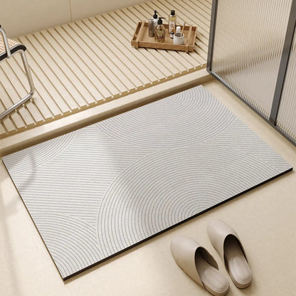 Super Absorbent Bath Mat Quick Dry Non
