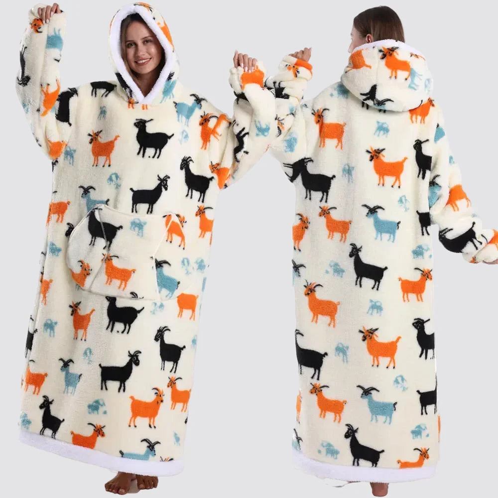Blanket Hoodie Oversized Wearable Hooded