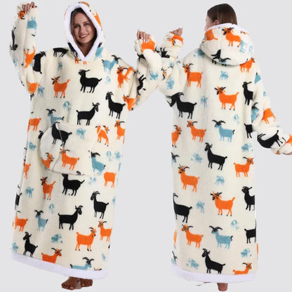 Blanket Hoodie Oversized Wearable Hooded