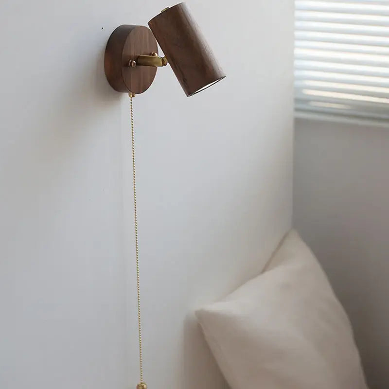 Arlo Wall Lamp Retro Walnut LED Spotlight