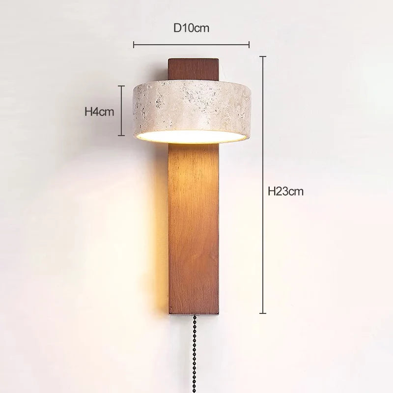 Éclat Wall Lamp French Wabi Sabi Headboard
