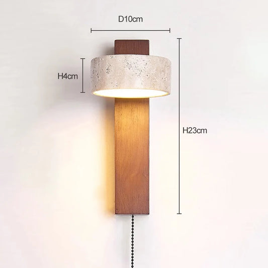 Éclat Wall Lamp French Wabi Sabi Headboard