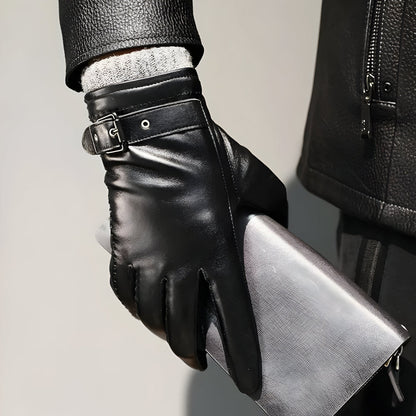 Men's Gloves Winter Touchscreen Strap