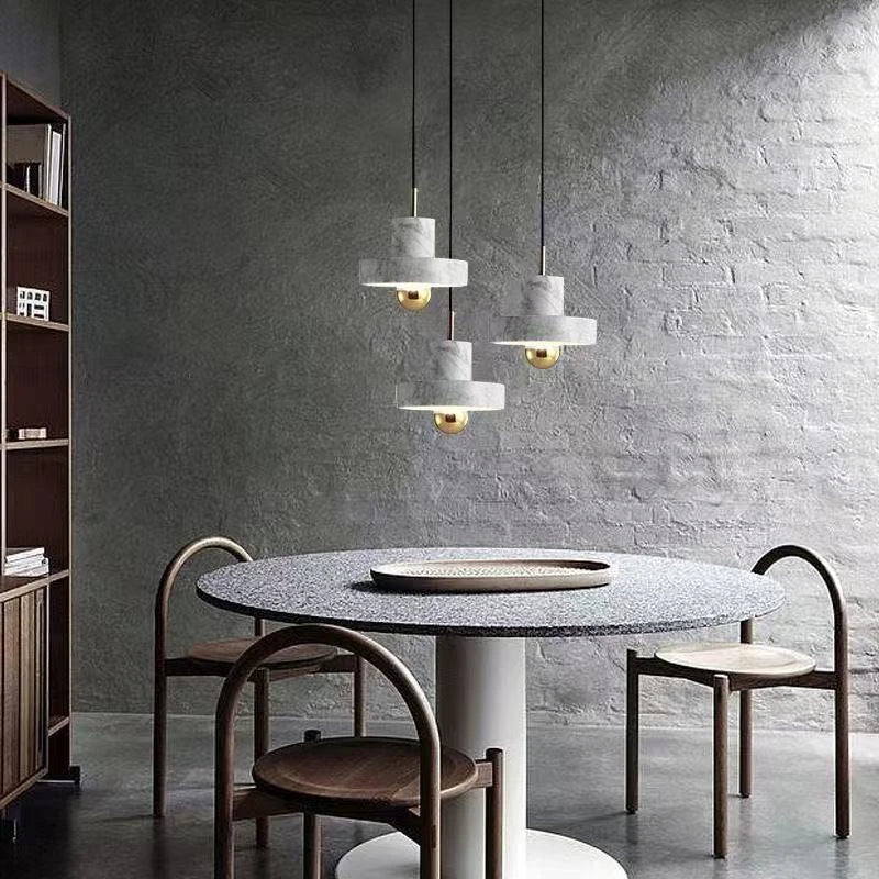Marble Pendant Lamp Natural Stone Postmodern