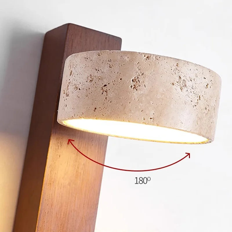 Éclat Wall Lamp French Wabi Sabi Headboard