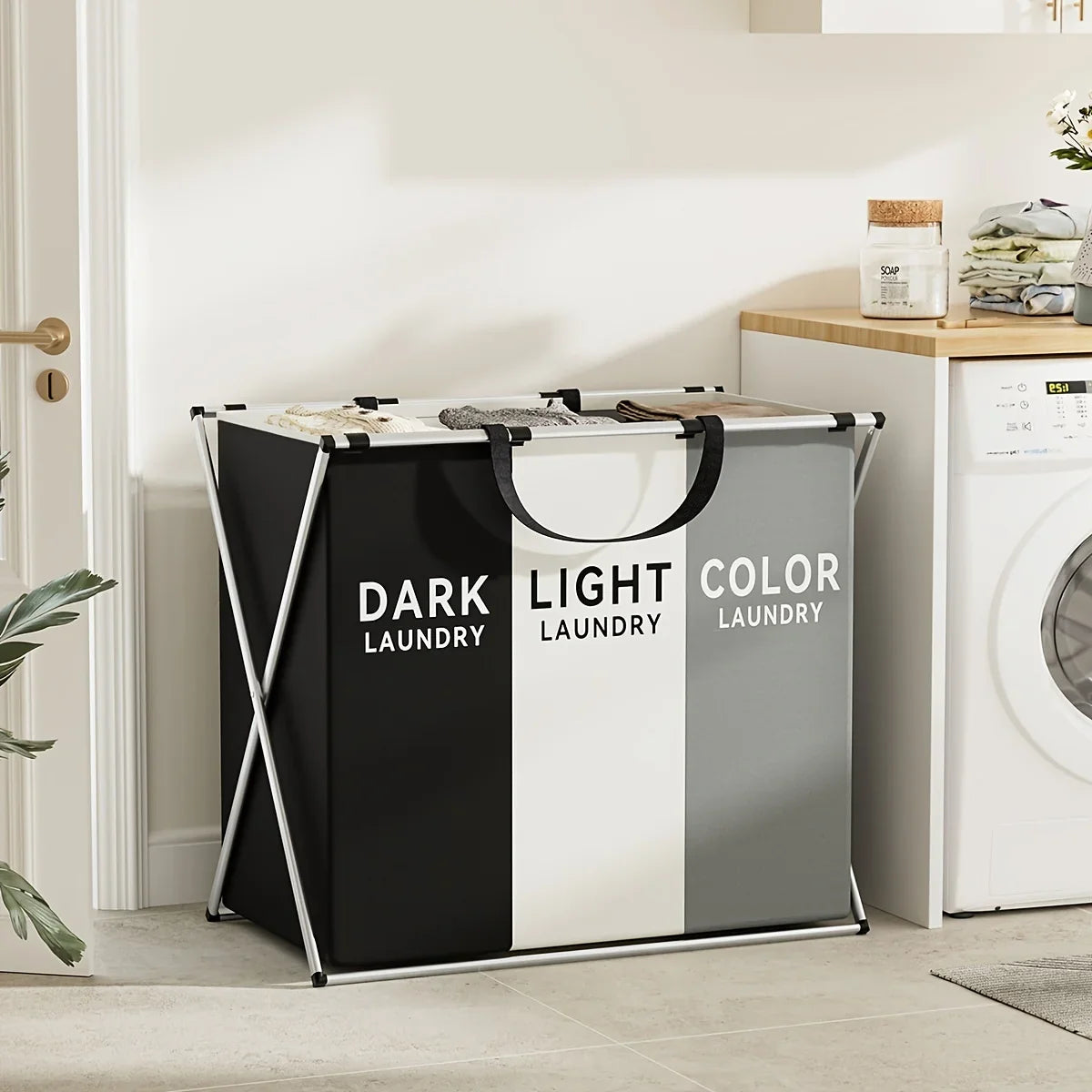 Trisort Multi Section Laundry Hamper