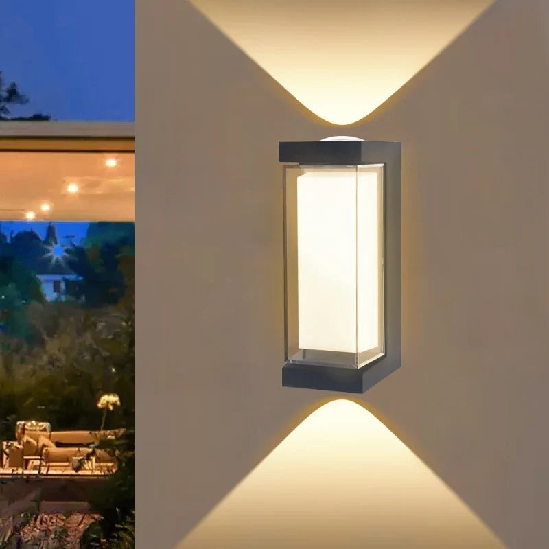 Modern LED Wall Light Waterproof Up &