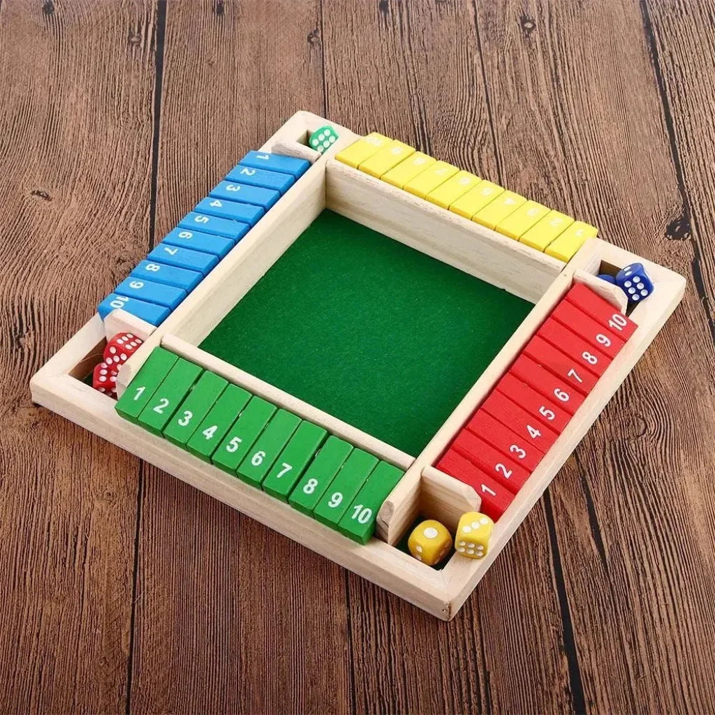 Board Game Wooden Dice Game Family Math