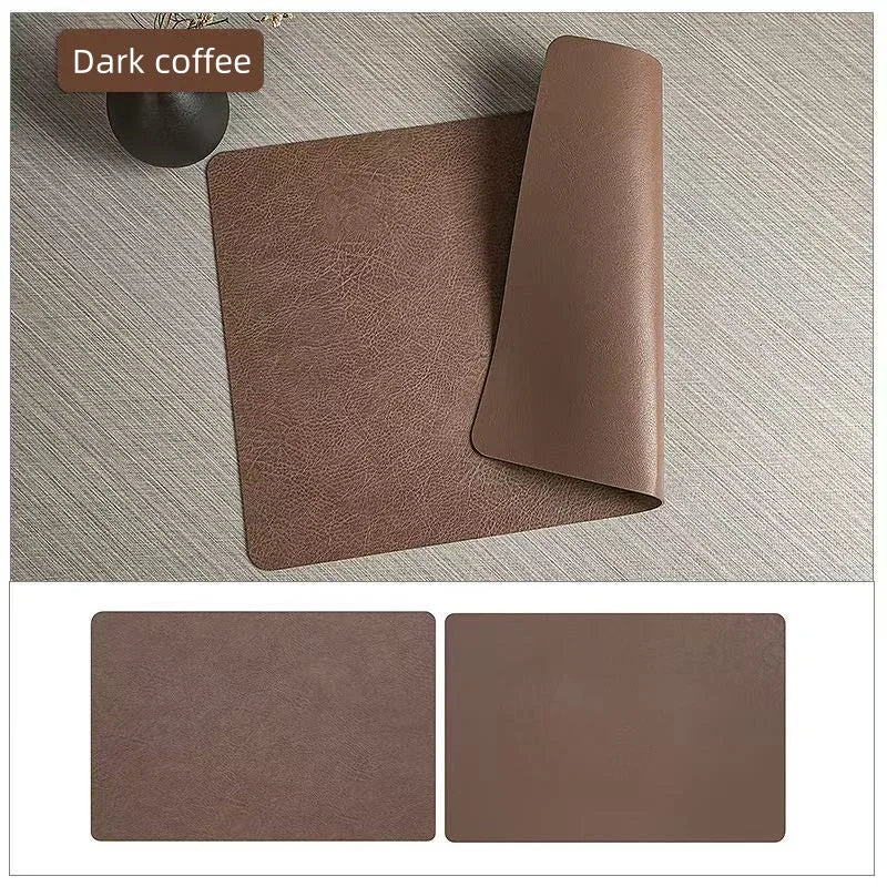 Duomat Double Sided Faux Leather Placemats
