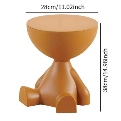 Cartoon Bear Side Table Modern Creative