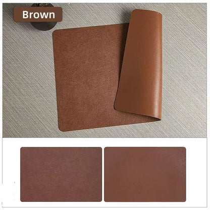 Duomat Double Sided Faux Leather Placemats