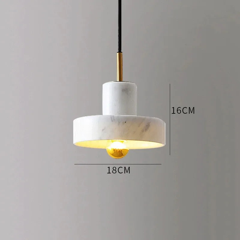 Marble Pendant Lamp Natural Stone Postmodern