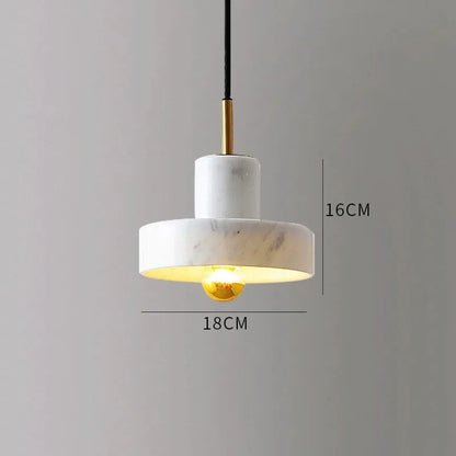 Marble Pendant Lamp Natural Stone Postmodern