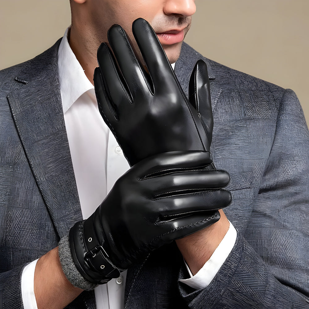 Men's Gloves Winter Touchscreen Strap