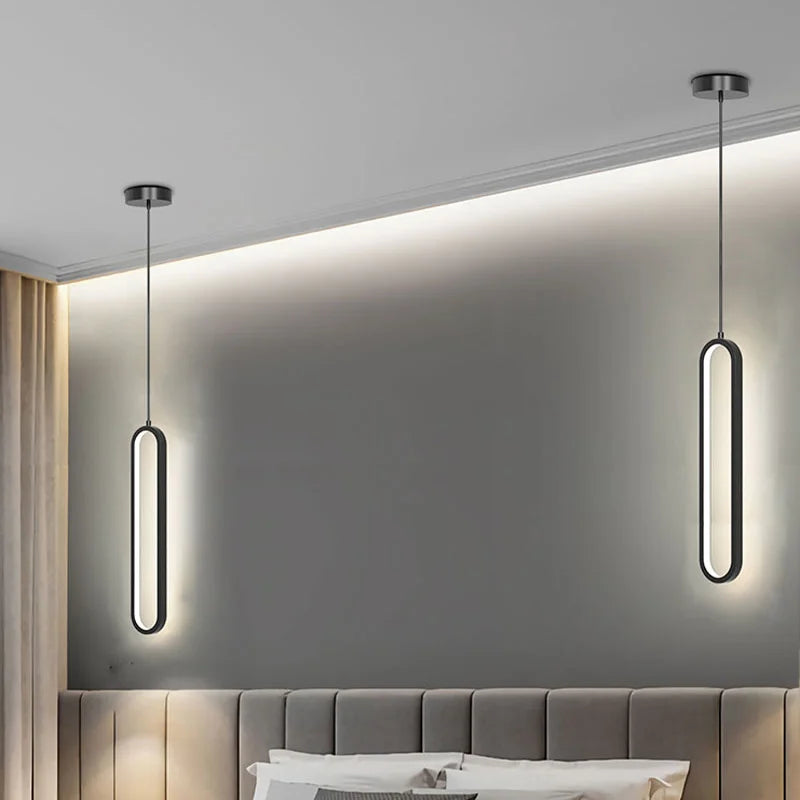 Modern Minimalist LED Pendant Light Gold &