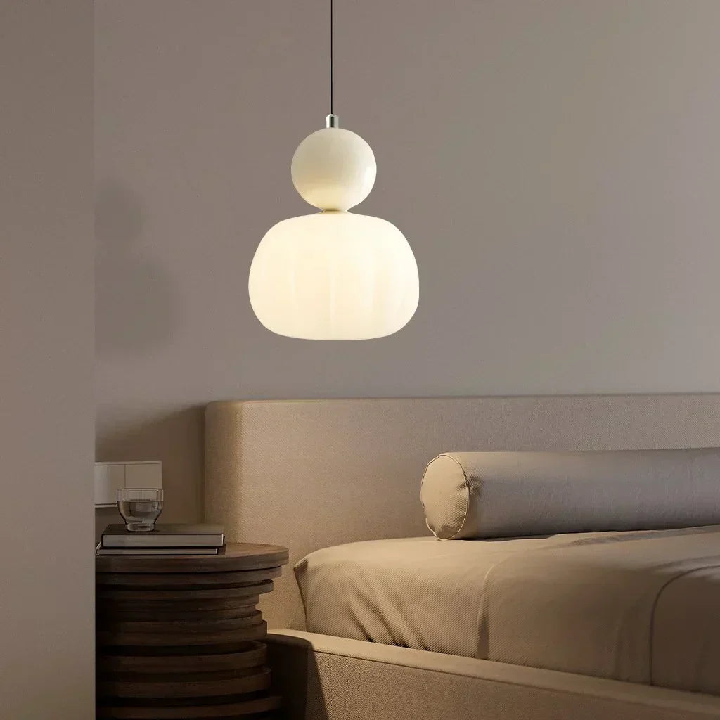 Nordic Pumpkin Pendant Light Modern LED