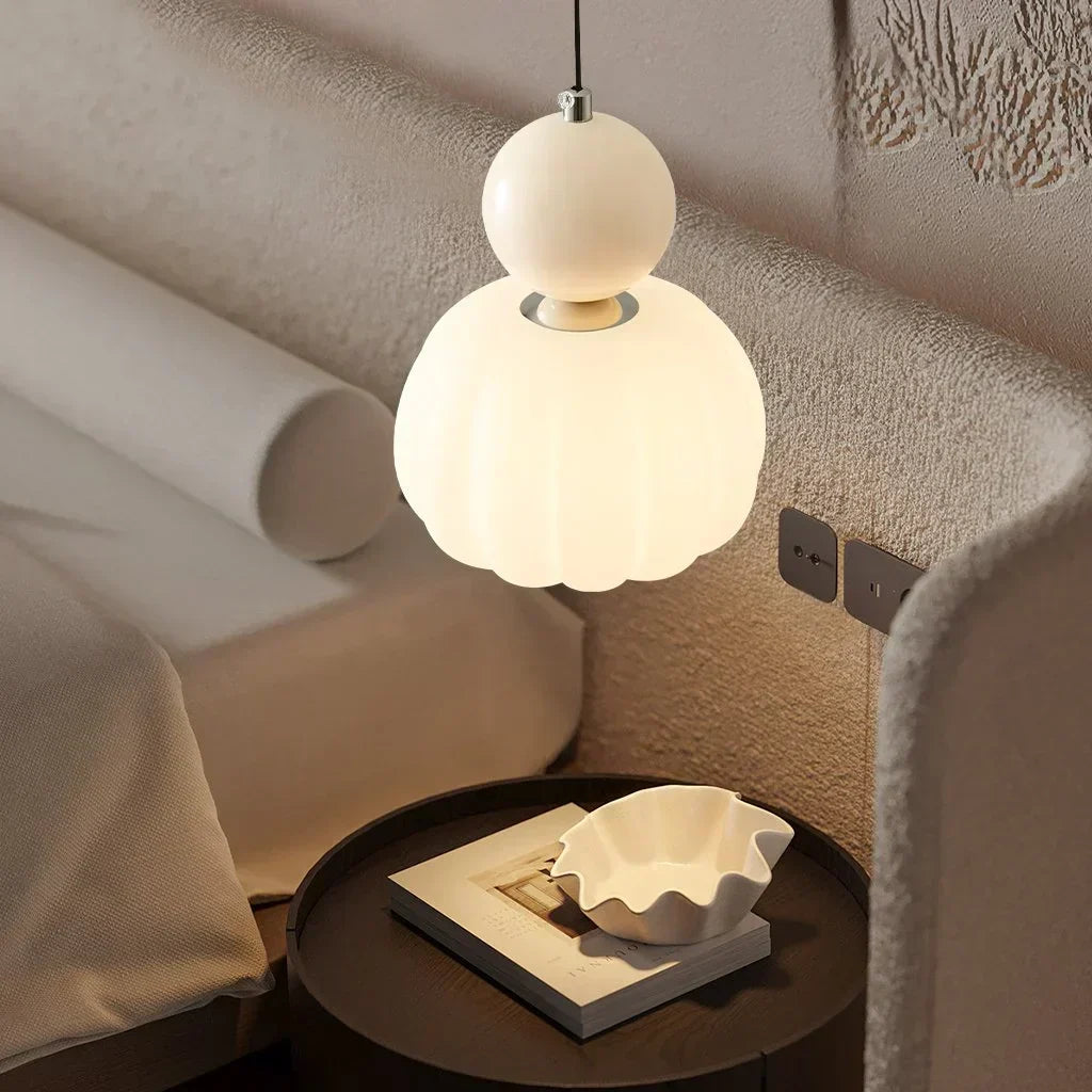 Nordic Pumpkin Pendant Light Modern LED