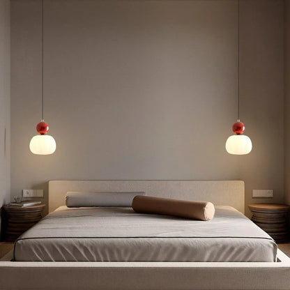 Nordic Pumpkin Pendant Light Modern LED