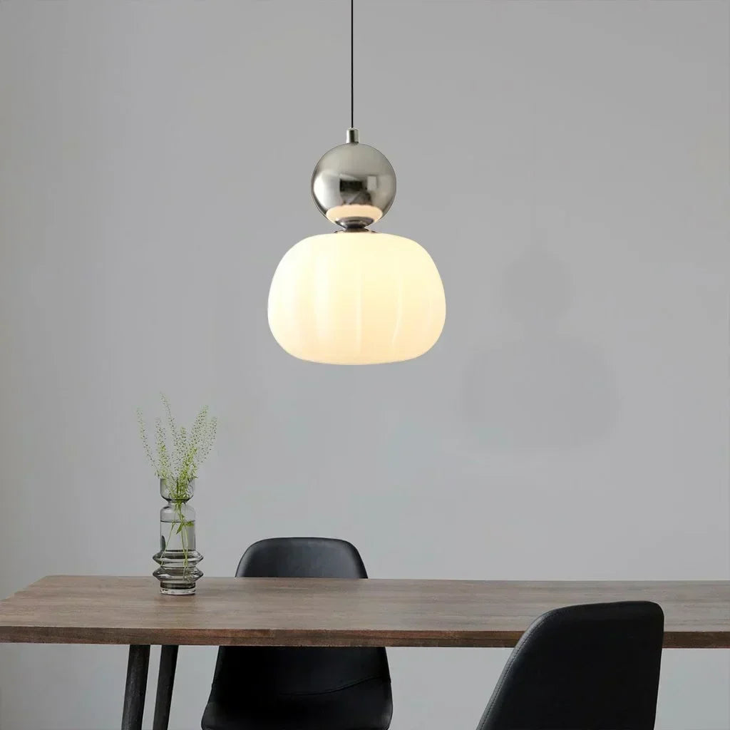 Nordic Pumpkin Pendant Light Modern LED