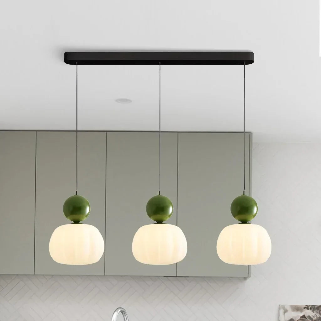 Nordic Pumpkin Pendant Light Modern LED