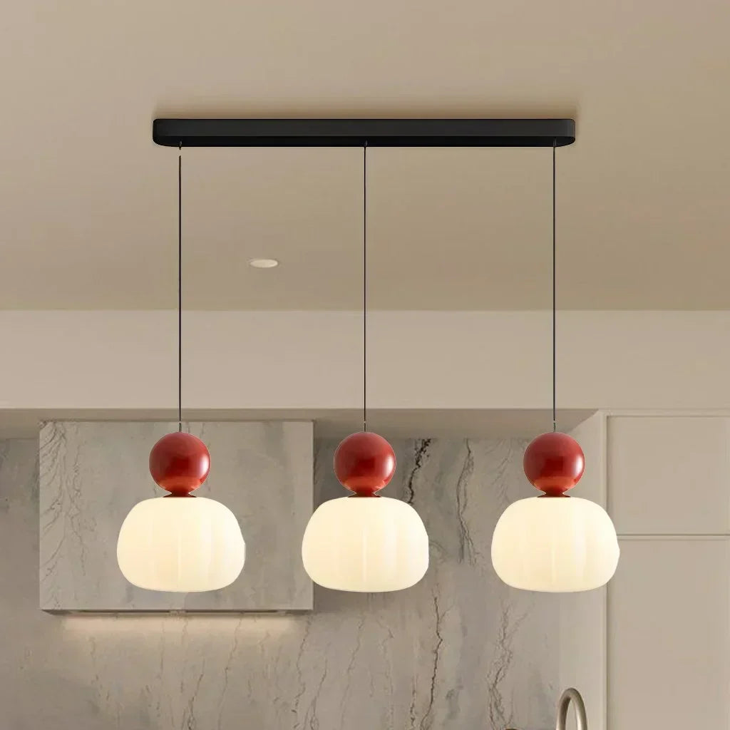 Nordic Pumpkin Pendant Light Modern LED