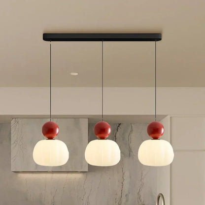 Nordic Pumpkin Pendant Light Modern LED