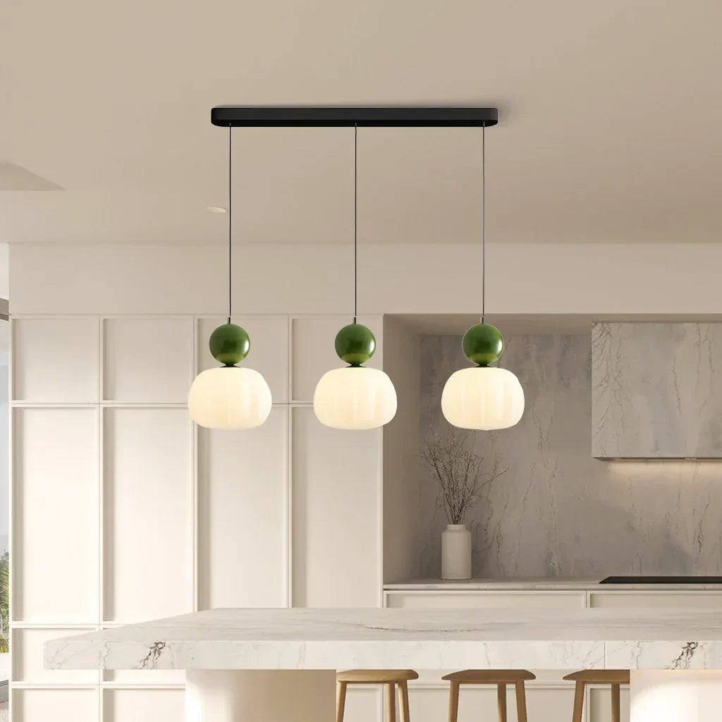 Nordic Pumpkin Pendant Light Modern LED