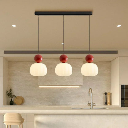 Nordic Pumpkin Pendant Light Modern LED