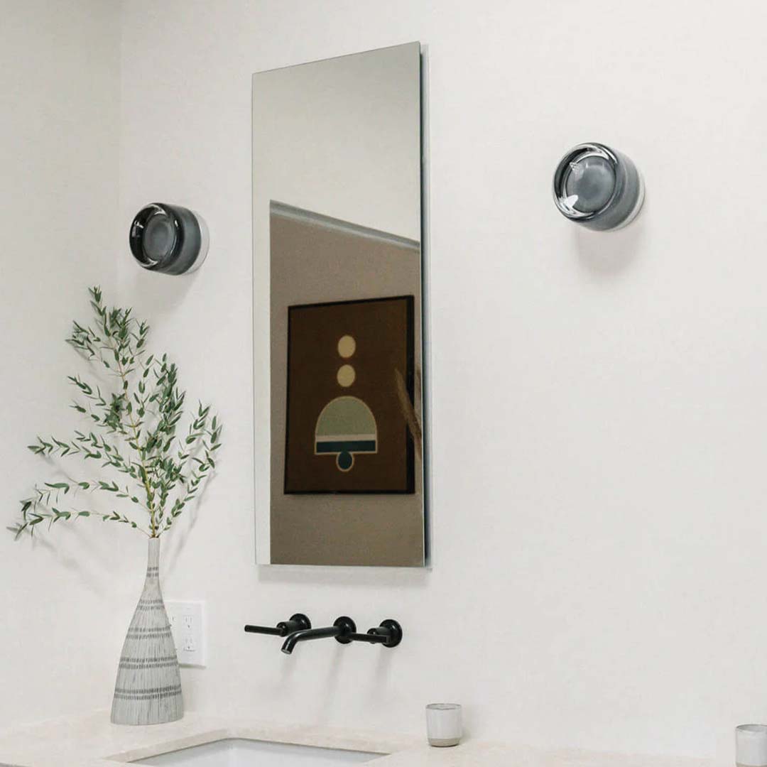 Applique Murale LED Dimple, Verre Texturé