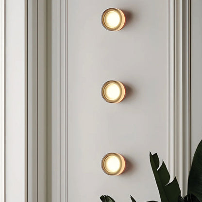 Applique Murale LED Dimple, Verre Texturé