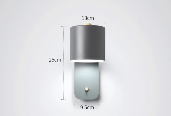 Modern LED Wall Lamp With Switch Interior