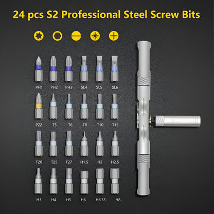 Screwdriver Set Magnetic Ratchet Precision