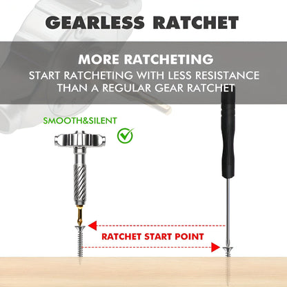Screwdriver Set Magnetic Ratchet Precision