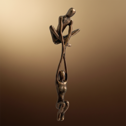 Wall Art Romantic Resin Couple Sculpture
