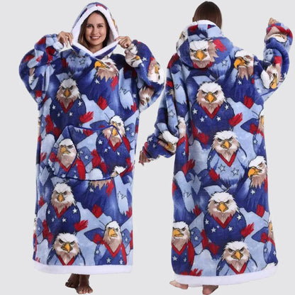 Blanket Hoodie Oversized Wearable Hooded