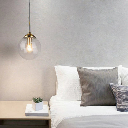Modern Nordic Glass Globe Pendant Light
