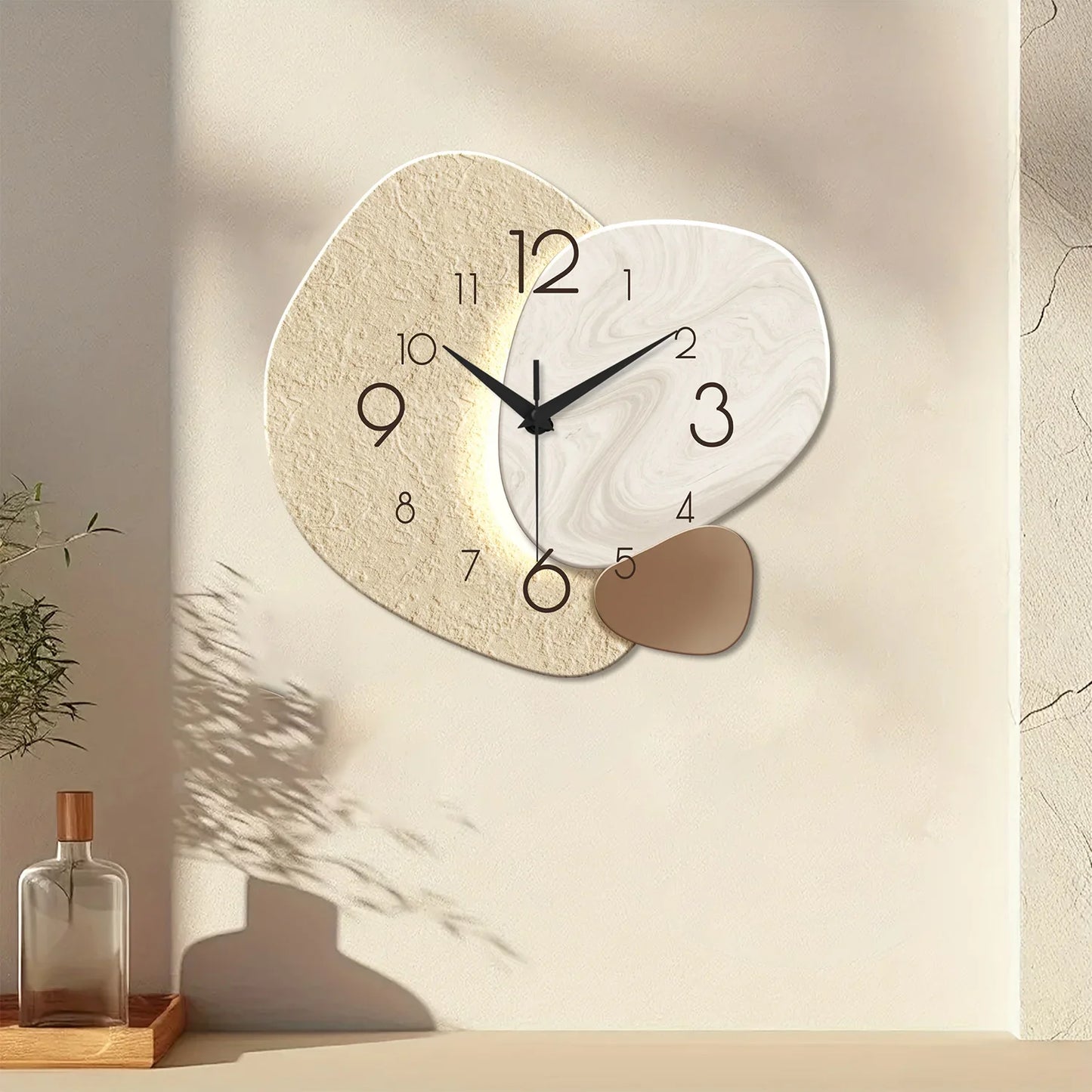 Tempostone Modern Simple Wall Clock Silent